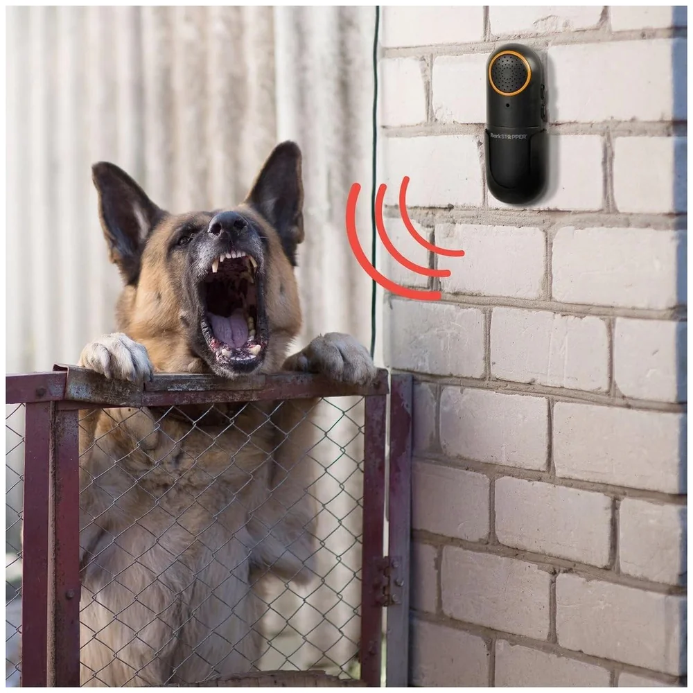 Ultrasonic Bark Stopper for Dogs 16 ft Range 2 Settings No Shock