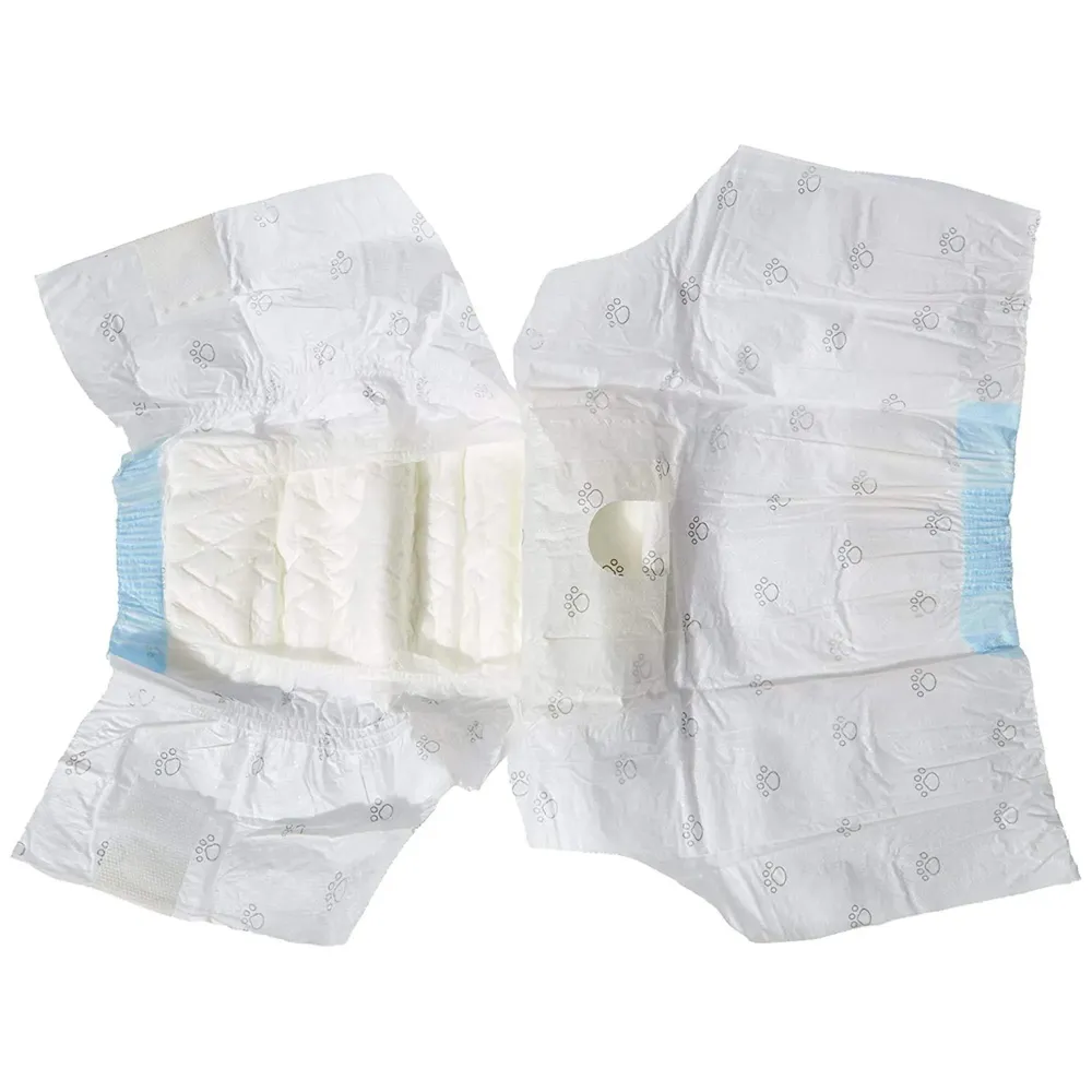 Dog Diaper, Pet Diapers High Absorb Disposable Dog Pants Adjustable Nappies Cover Up Panties. (Small)