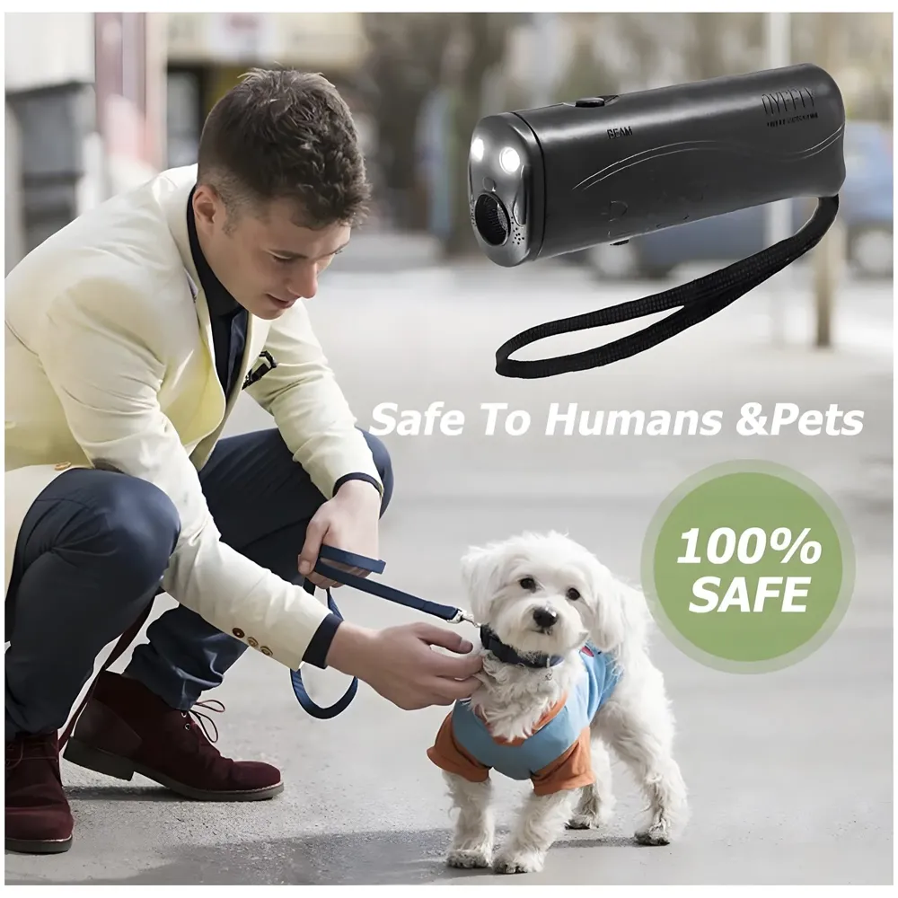 Dog Repellent for Street Dogs Ultrasonic Equipment Living Room Pest Control Pet Dog Repeller 3 in 1 Anti Barking Stop Barking, 150db Banish Dog