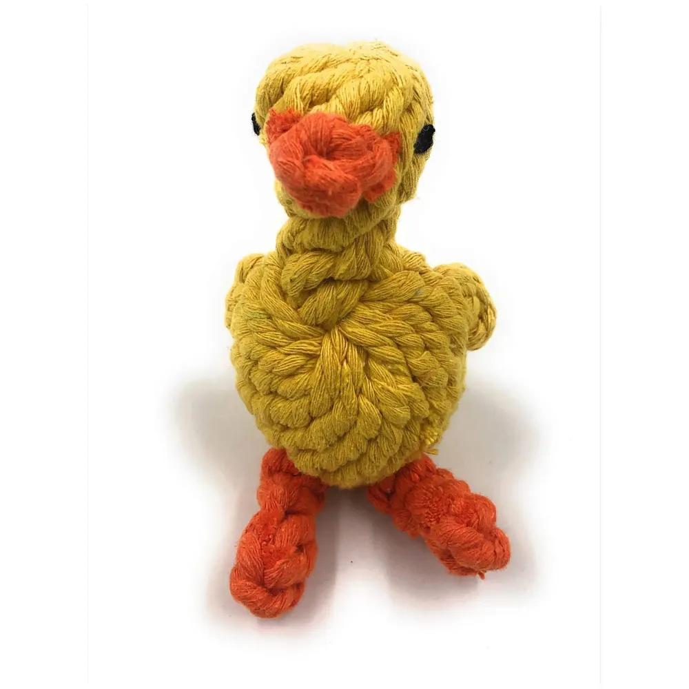 Dog Rope Toy Set Puppy Pet Chew Training Animal Design Durable Interactive Toys Dental Health Teeth Cleaning Toy for Small Medium Dog Biting Toys (Chicken)