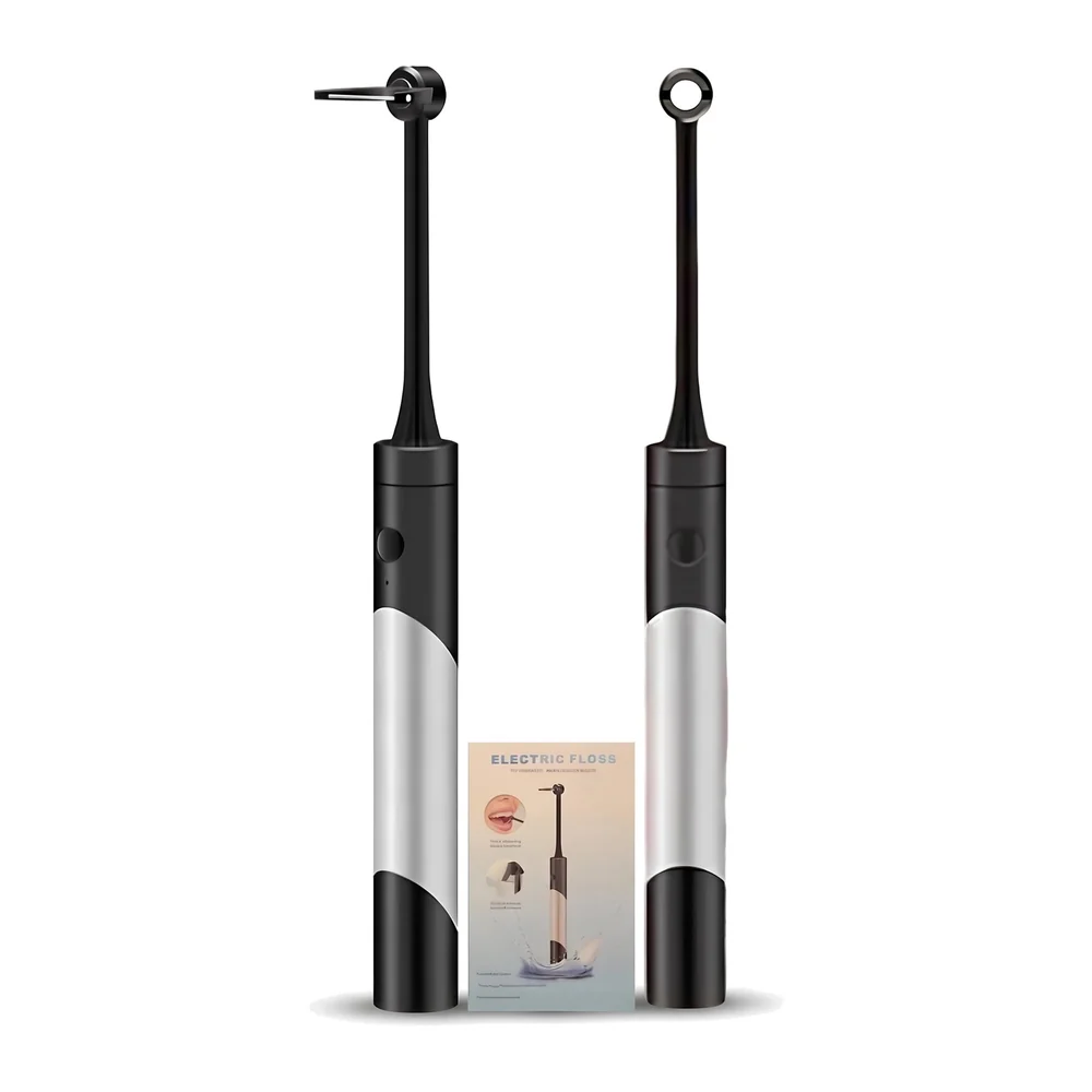Electric Dental Flosser with 50 Replacement Tips Automatic Set