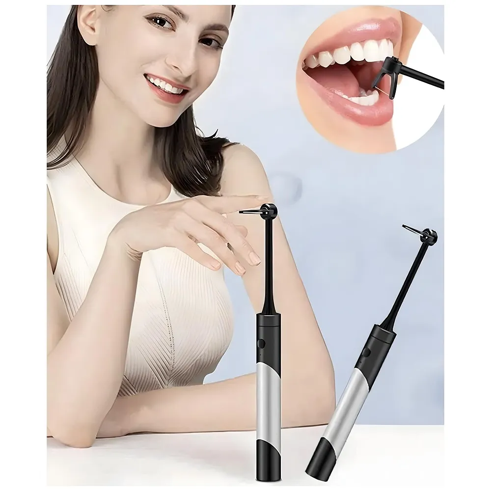 Electric Dental Flosser with 50 Replacement Tips Automatic Set