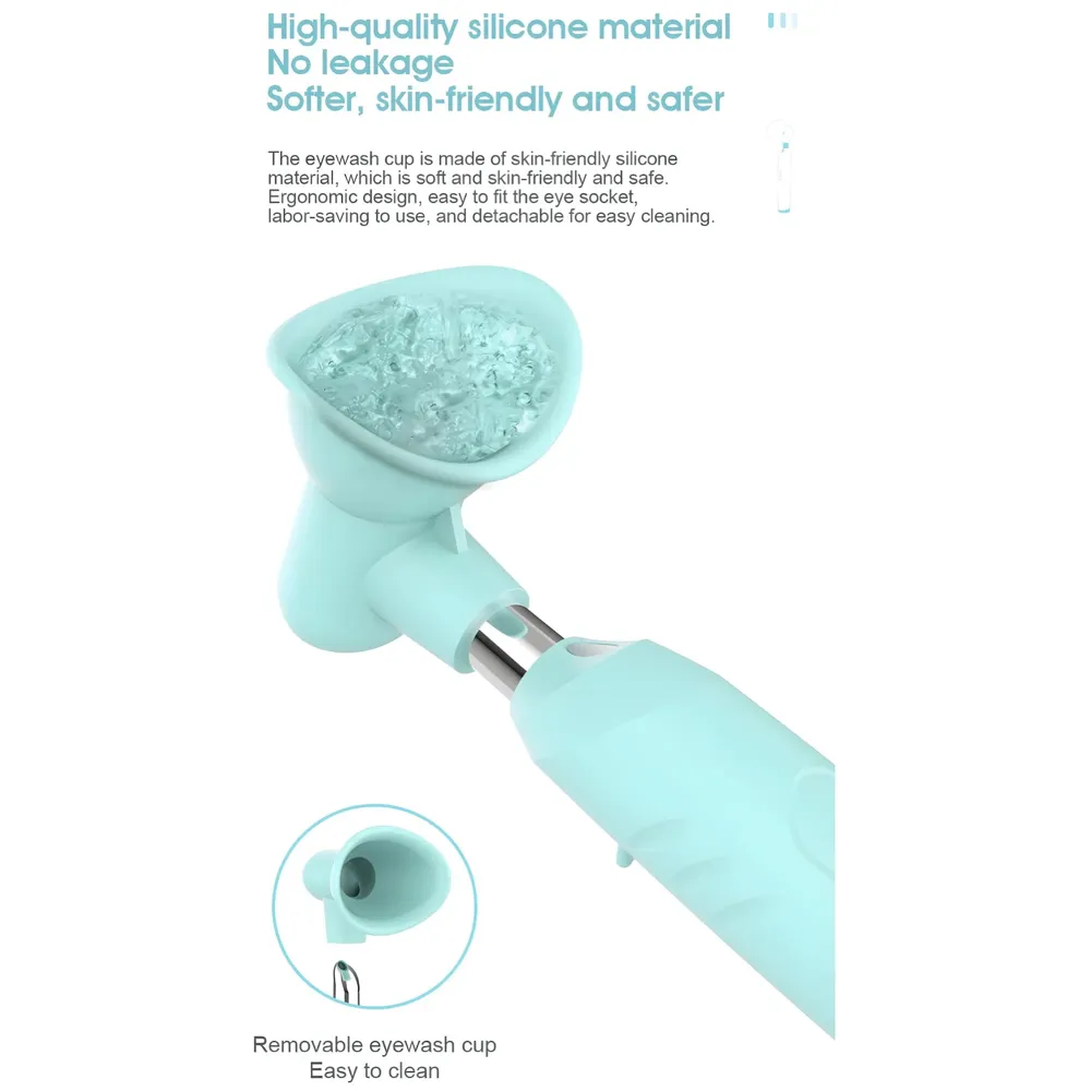 2 In 1 Automatic Eye Make-Up Remover Electric Eye Washer Handheld Sprayer Sonic Moisturizer Eyewash Instrument Water Eye Massager 3 speed