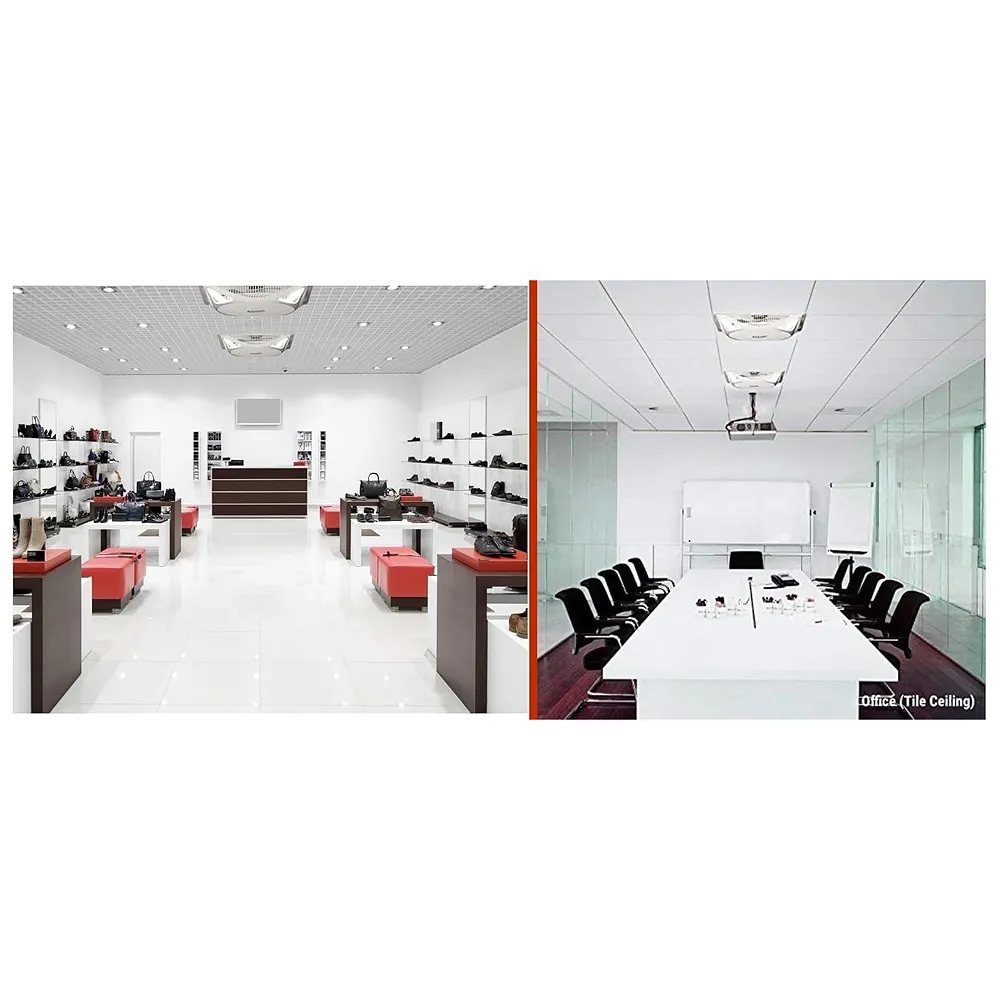 Premium Cassette Fan Recessed Fan For False Ceiling 600 x 600 mm (Without LED) (White-01) Premium