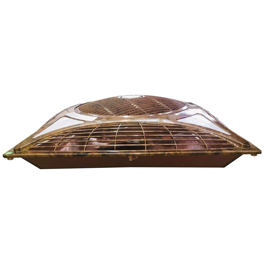 Premium Recessed False Ceiling Cassette Fan 600 x 600 mm (Brown With LED)