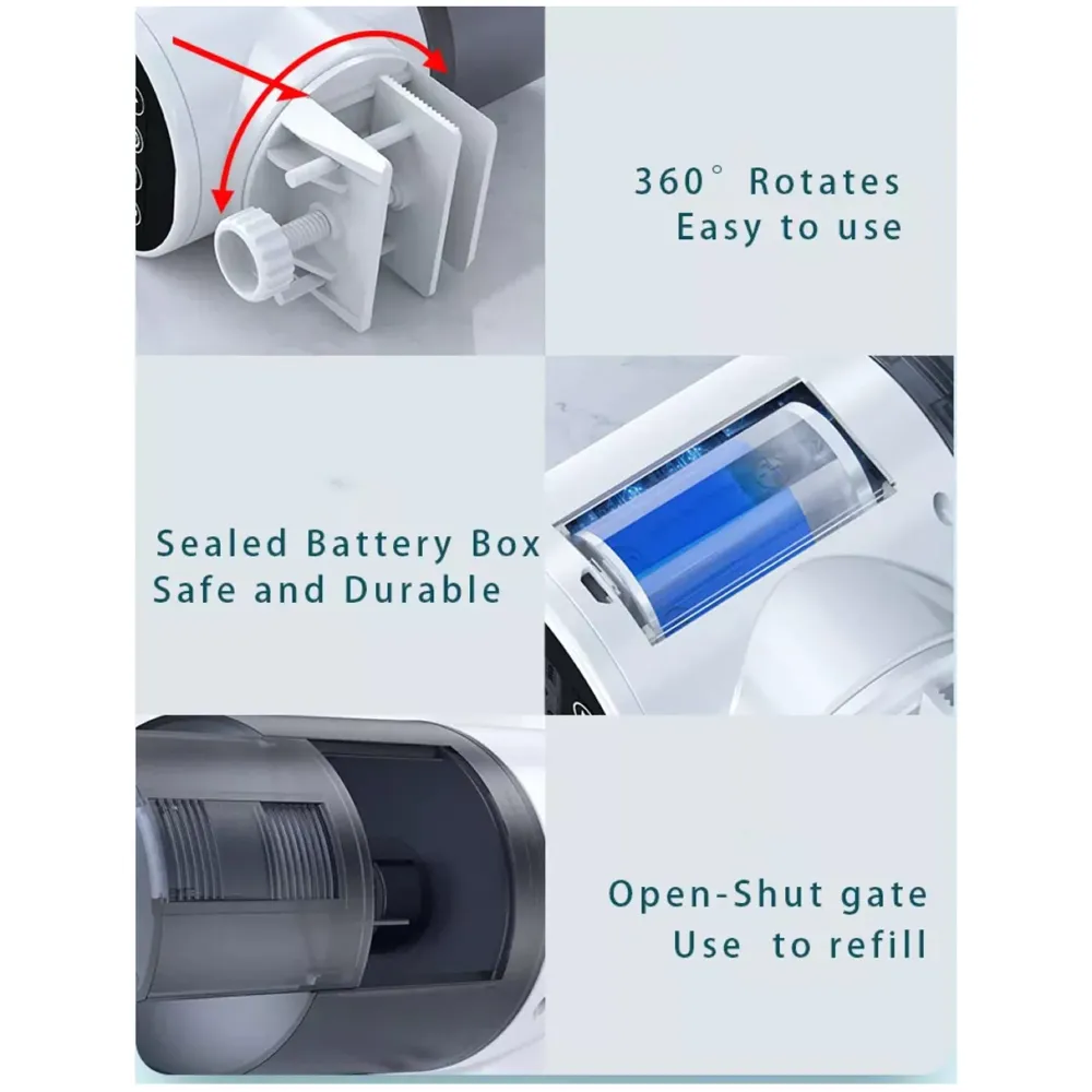 4 Way Automatic Fish Feeder, Food Dispenser, 200ML Large Capacity Timer Plastic Feeder For Aquarium Fish Tank Auto Feeding, 4 Settings.
