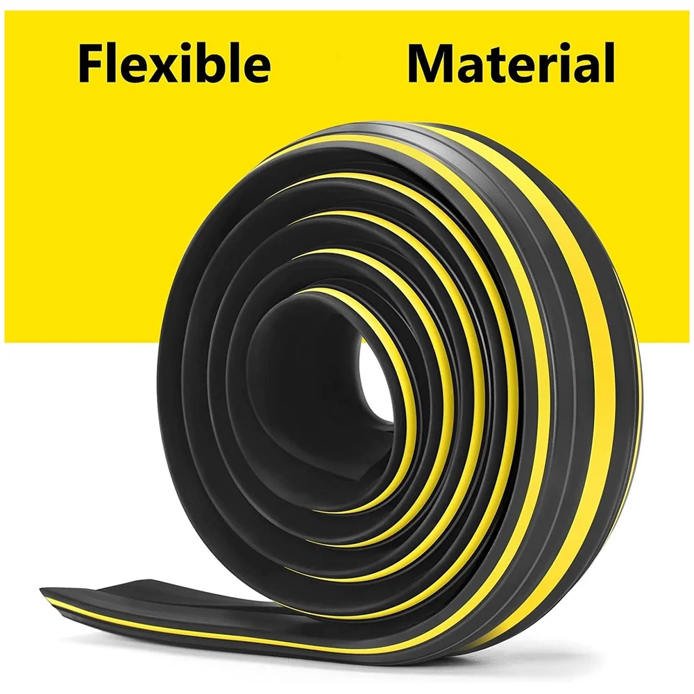 22.97 ft Floor Cable Cover 82 x 17 mm Cord Wire Protector Home