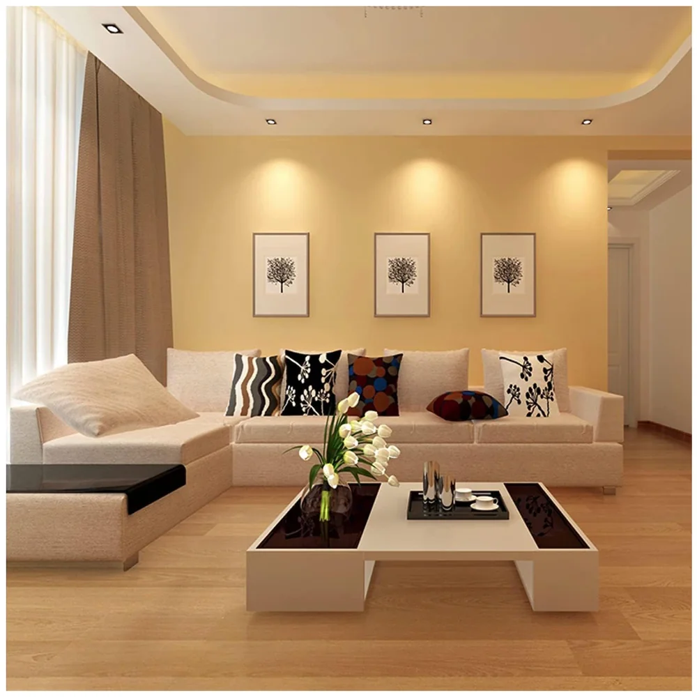 18 Pcs PVC Flooring Planks Oak 27 Sqft Peel and Stick Tiles Set