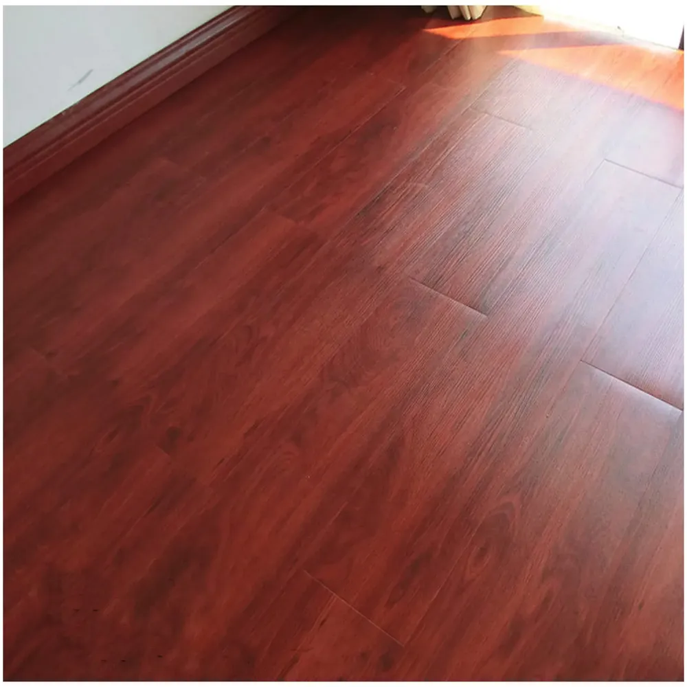PVC Flooring Planks Tiles Self Adhesive Peel & Stick Wooden Design 1 Plank 1.5 Square feet. (1, Mahogany)
