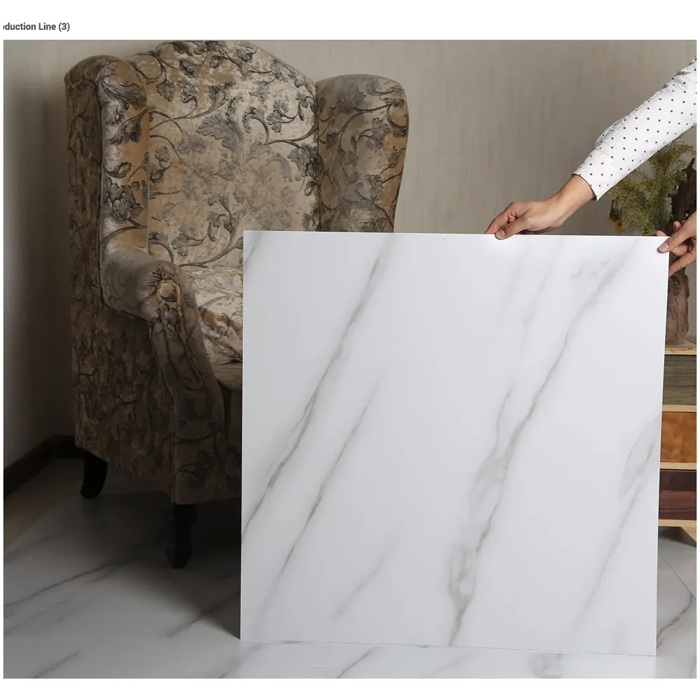 PVC Marble Flooring 18 x 18 Inch Tiles Self Adhesive Peel & Stick, 1 Tile is 2.25 Sqft (10 Pcs (22.50 Sqft))