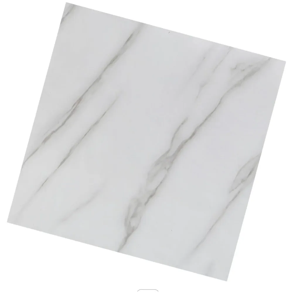 PVC Marble Flooring 18 x 18 Inch Tiles Self Adhesive Peel & Stick, 1 Tile is 2.25 Sqft (10 Pcs (22.50 Sqft))