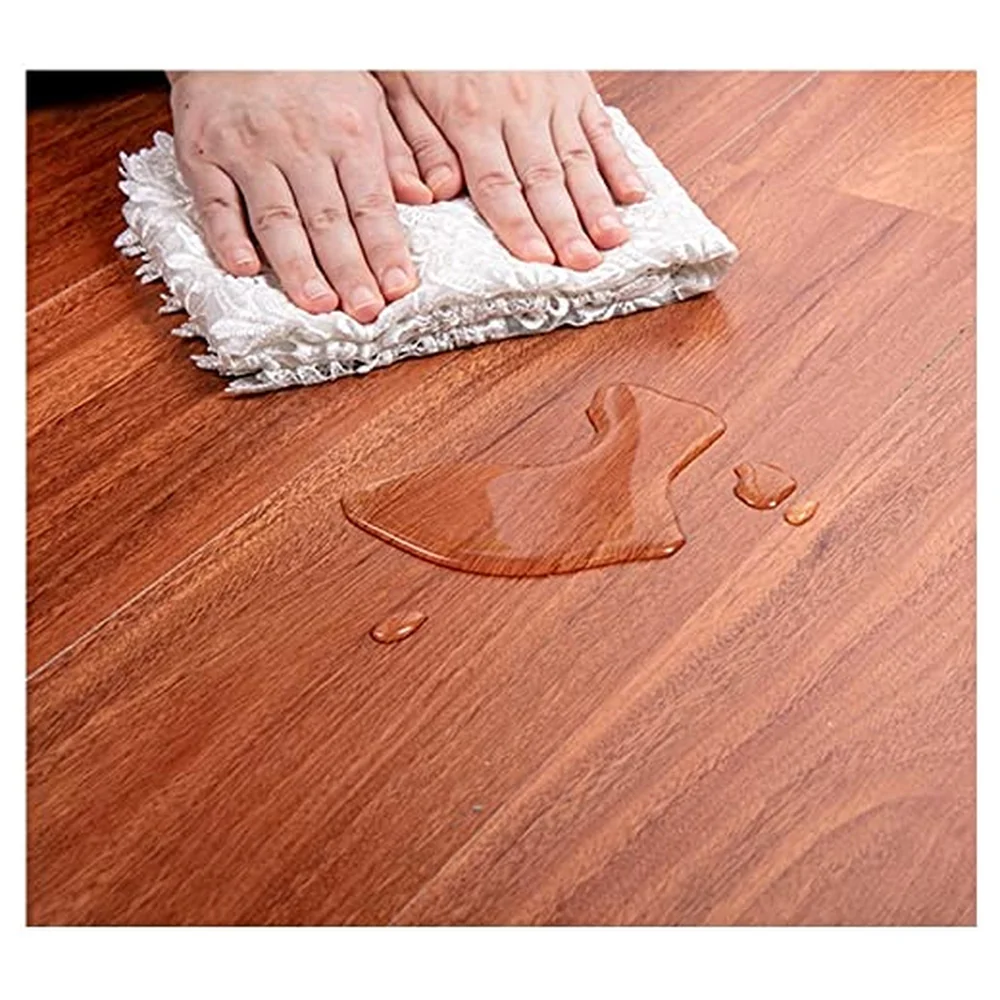 18 Pcs Chestnut PVC Wood Floor Planks Peel and Stick 27 Sq Feet