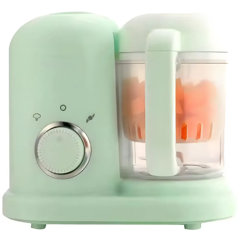 4-in-1 Baby Food Maker Baby Food Processor Food Cooker, Blender, Steamer and Defroster Baby Meal Essentials Make Healthy Fresh Baby Food at Home.