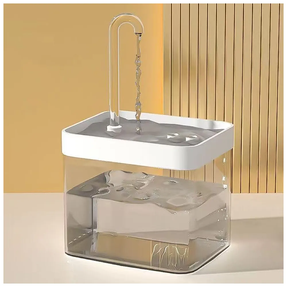 Pet Fountain Automatic Filter Transparent Small Running Water Flow