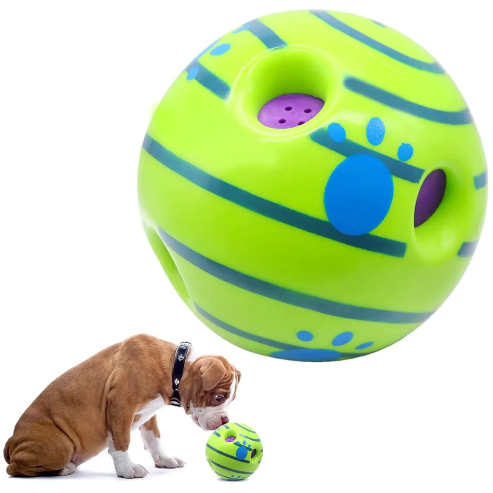 Dog Toy Fun Sounds When Rolled or Shaken Funny Sound Ball Laughing Ball for Medium Large Pet Dogs, 5.5 Inch Interactive Toy Fun Giggle Medium Large Pet Dogs, 5.5 Inch/15Cm Large Size