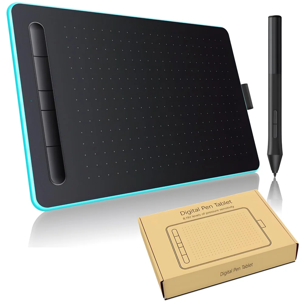Large Graphics Drawing Tablet 11.7 x 7.5 inch Pen 8192 Pressure