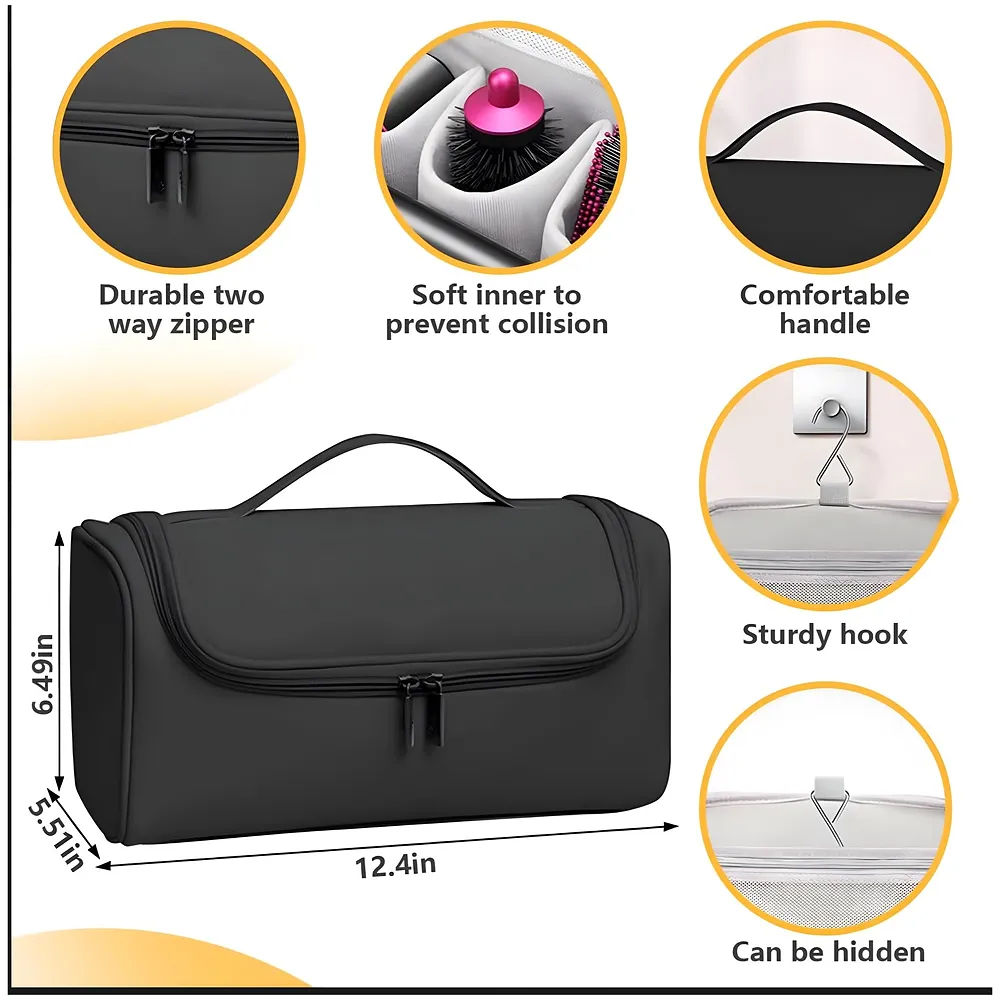 Travel Pouch Storage Bag Compatible with Dyson Airwrap 31.5 cm