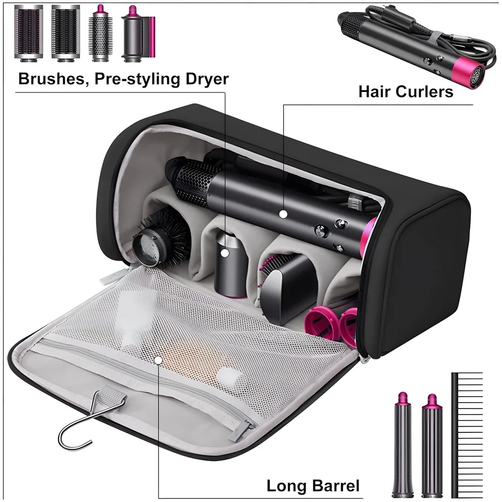 Travel Pouch Storage Bag Compatible with Dyson Airwrap 31.5 cm