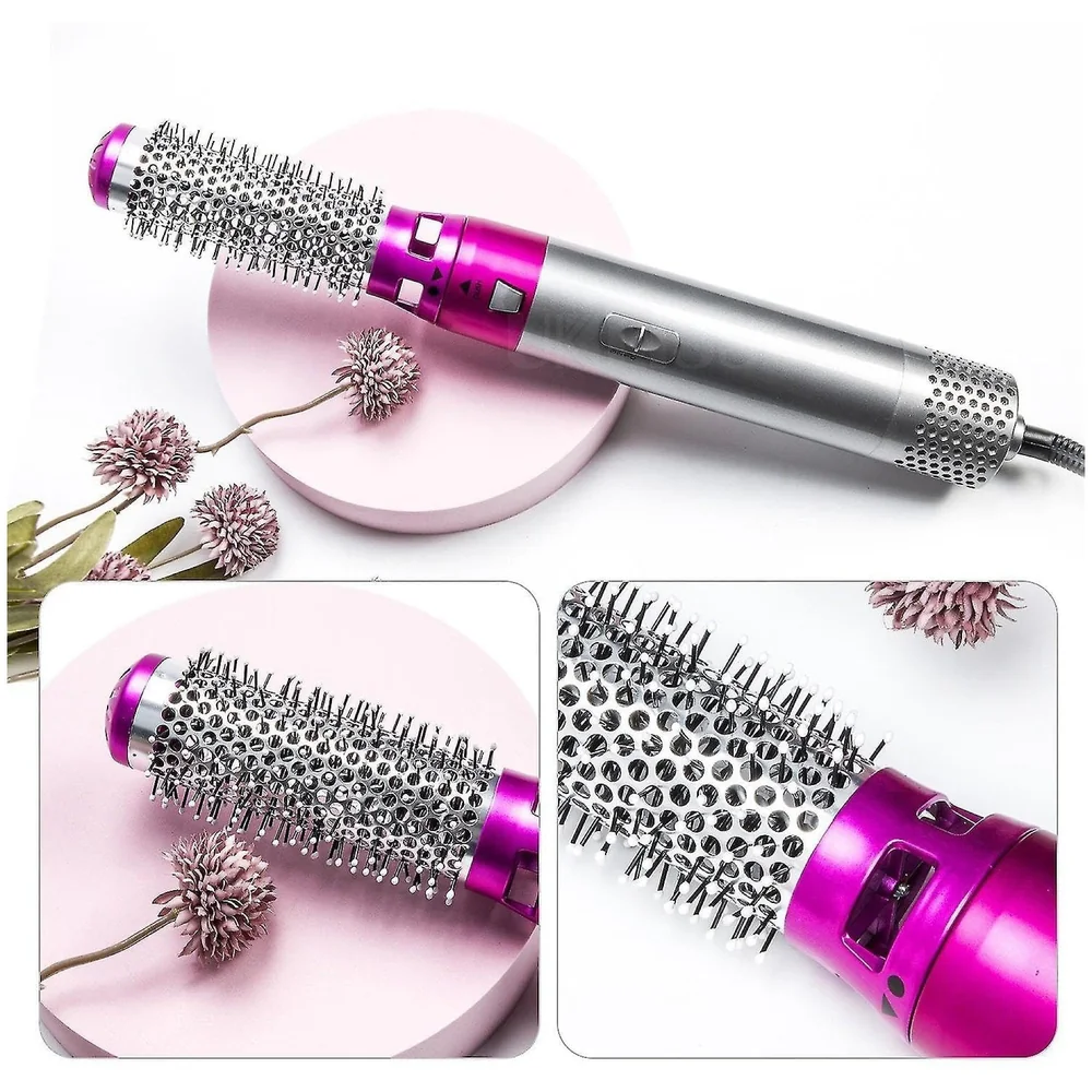 3 in 1 Hair Dryer Hollow Design With 2 Types Of Brushes Versatile Hair Drying And Styling Tool Blow Dry With Ease 1000W Volumizing, Drying, Smoothing, Unisex