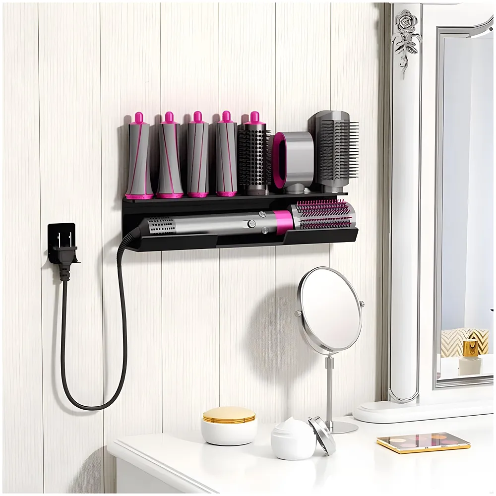 Hair Dryer Holder for Dyson Airwrap 7 Slot Silicone Wall Mount