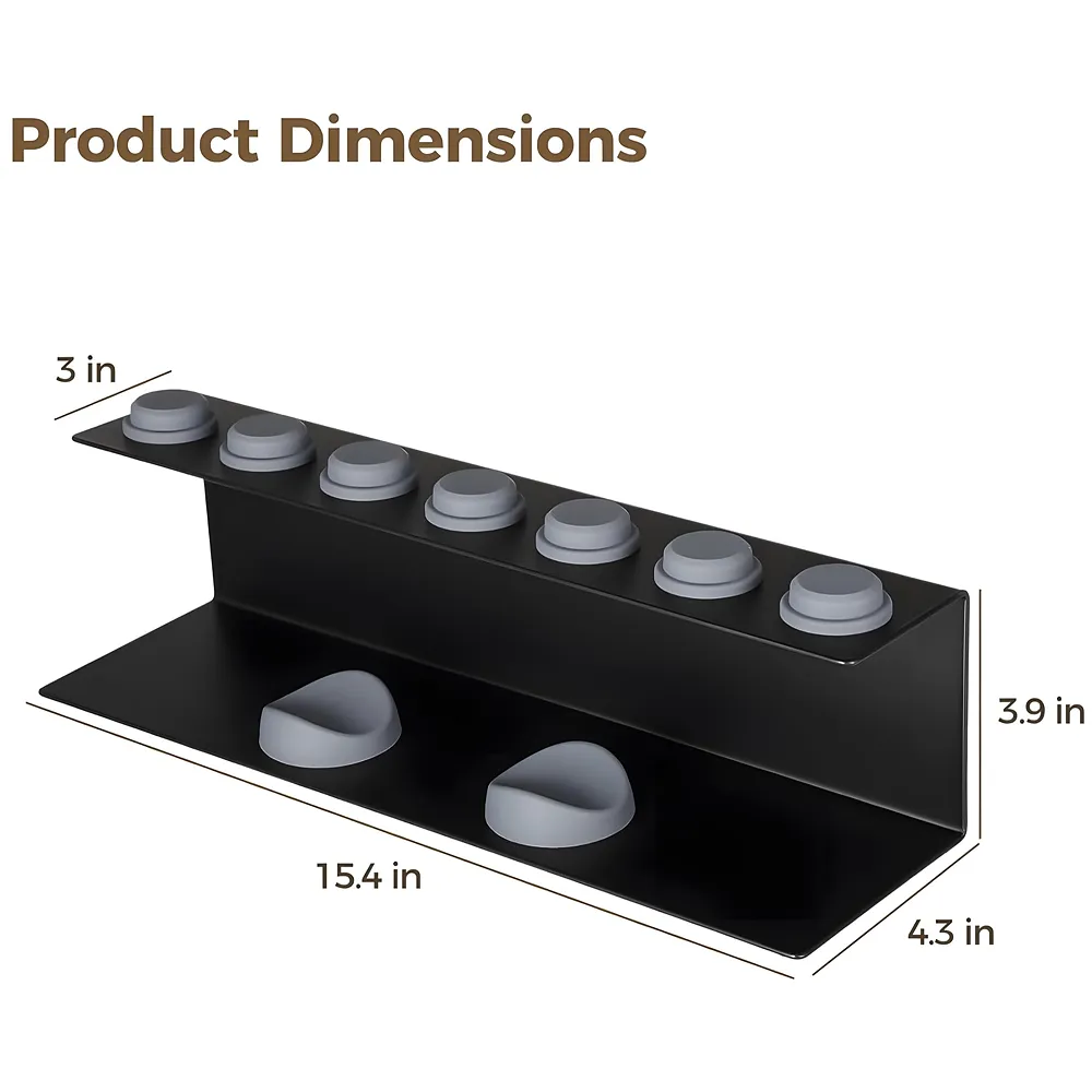 Hair Dryer Holder for Dyson Airwrap 7 Slot Silicone Wall Mount