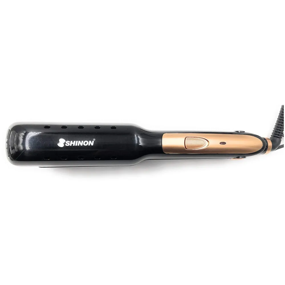 Professional Hair Salon Styling Hair Straightener With Rapid Heating And Heat Balance Technology, Automatic off For safety (Black)