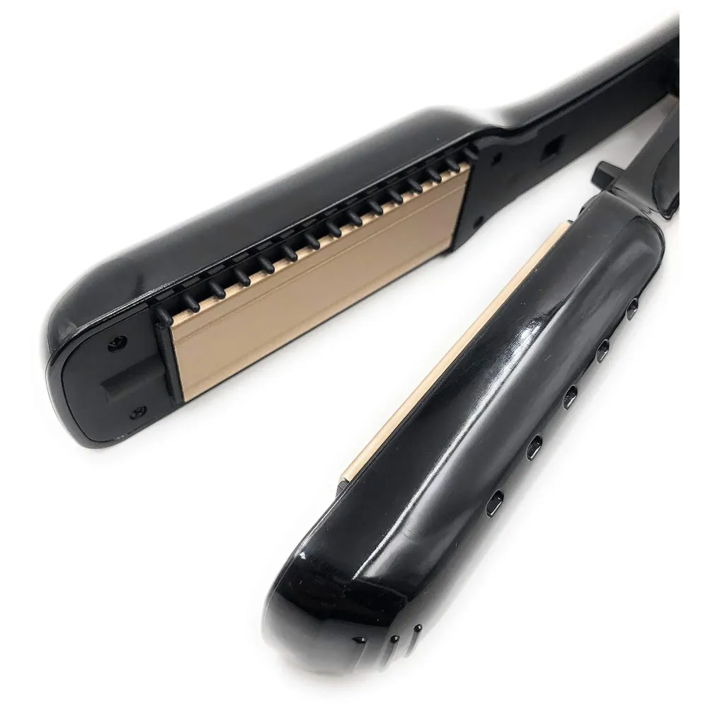 Professional Hair Salon Styling Hair Straightener With Rapid Heating And Heat Balance Technology, Automatic off For safety (Black)