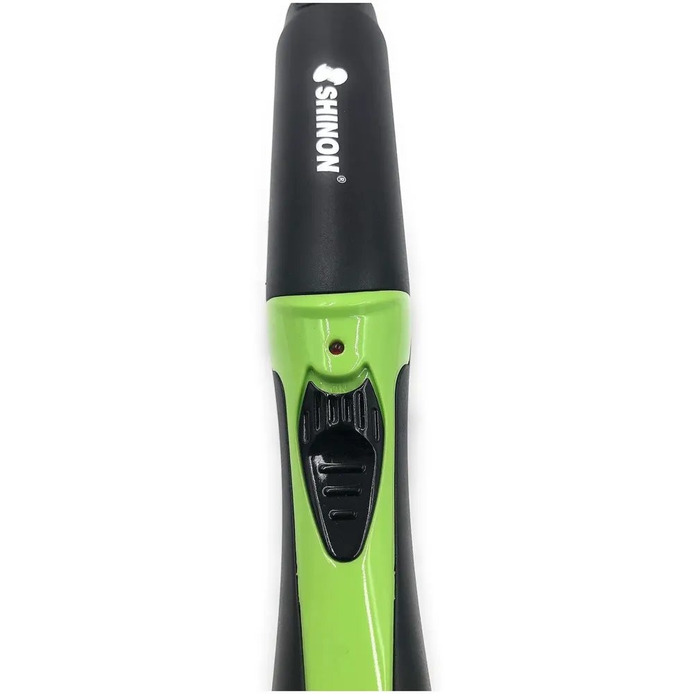 4 IN 1 Electric Rotating Hair Curling/Straightening Brush/Hair Roller/Hair Crimper, Hair Styler With 100% Aluminum Sheet (Green)