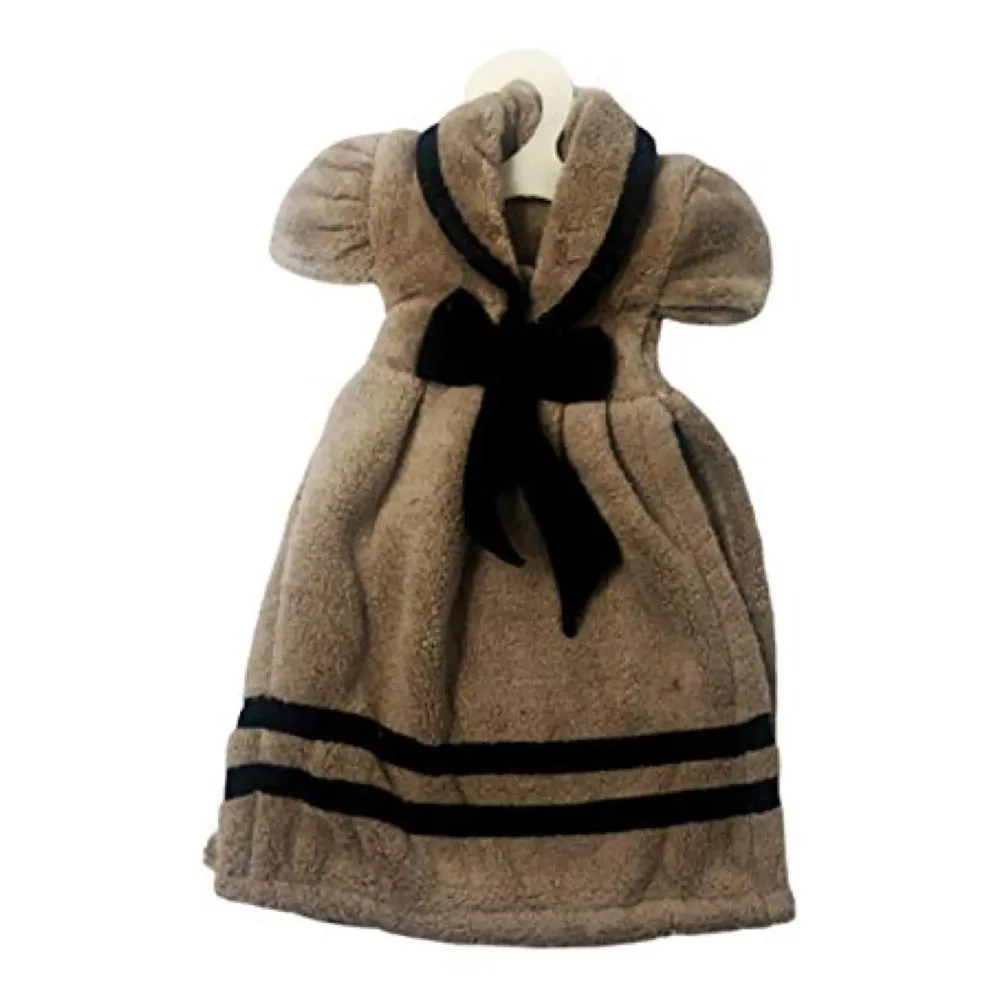 Cute Gown Hand Towel Soft Coral Velvet Kids Children Cartoon Absorbent Quick Dry Towel Lovely Towel for Kitchen Bathroom 38 x 28 cm (15 x 11 Inches) (3 Pc Combo)