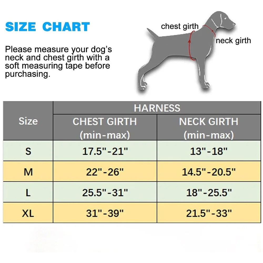 Vest Dog Harness Mesh Breathable Adjustable Reflective Oxford Easy Control Comfortable Harness. (Black, Large (18-26 Inch Girth))