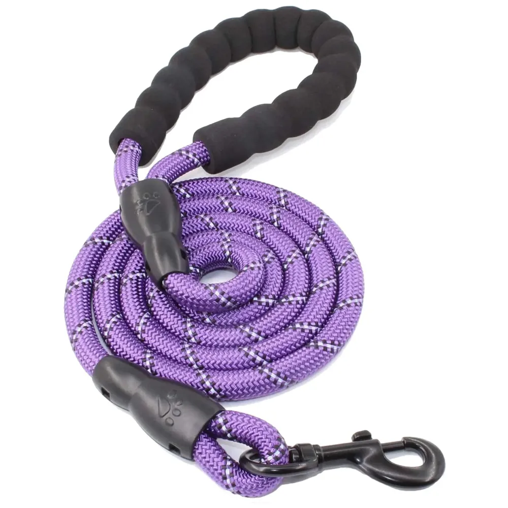 Harness and Leash Purple No Pull Dog Harness Mesh Breathable Adjustable Reflective Oxford Easy Control Comfortable Harness. Large 18-26 Inch Girth