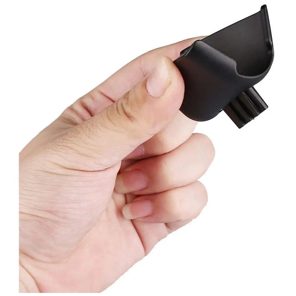 Headphone Stand Headset Holder Earphone Stand with Aluminum Supporting Bar Flexible Headrest ABS Solid Base for All Headphones Size (Headphone Not Included) (Square Black)