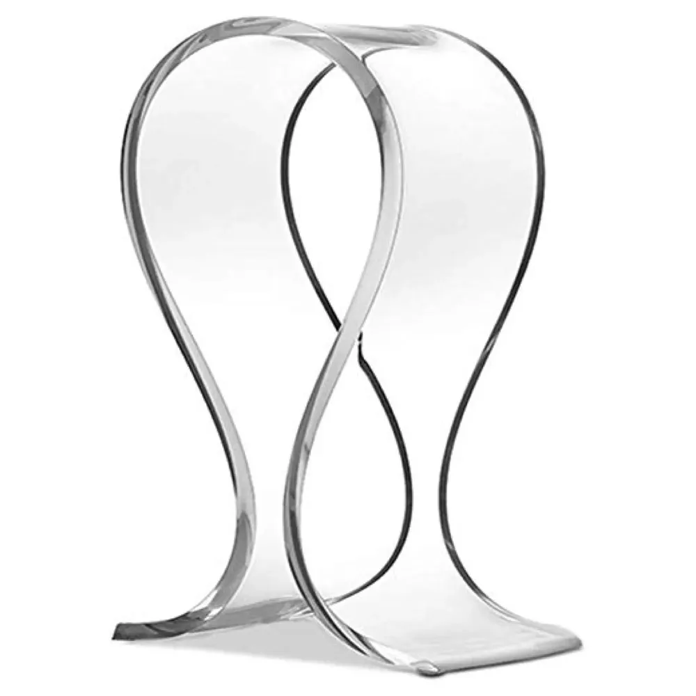 Headphone Stand, Acrylic Universal Headset Earphone Holder Desk Display Hanger with 8mm Thickness