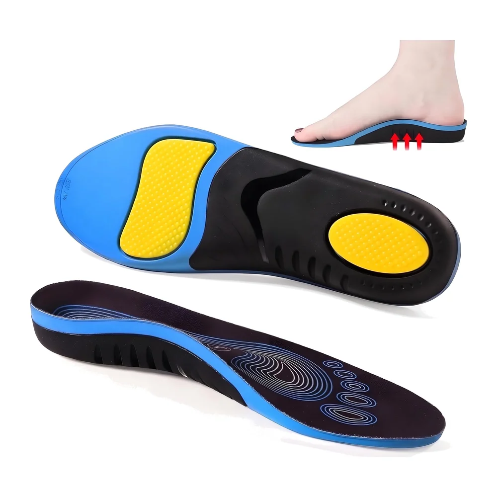 Gel Orthotic Insoles Flat Feet Plantar Fasciitis Euro 39 to 42