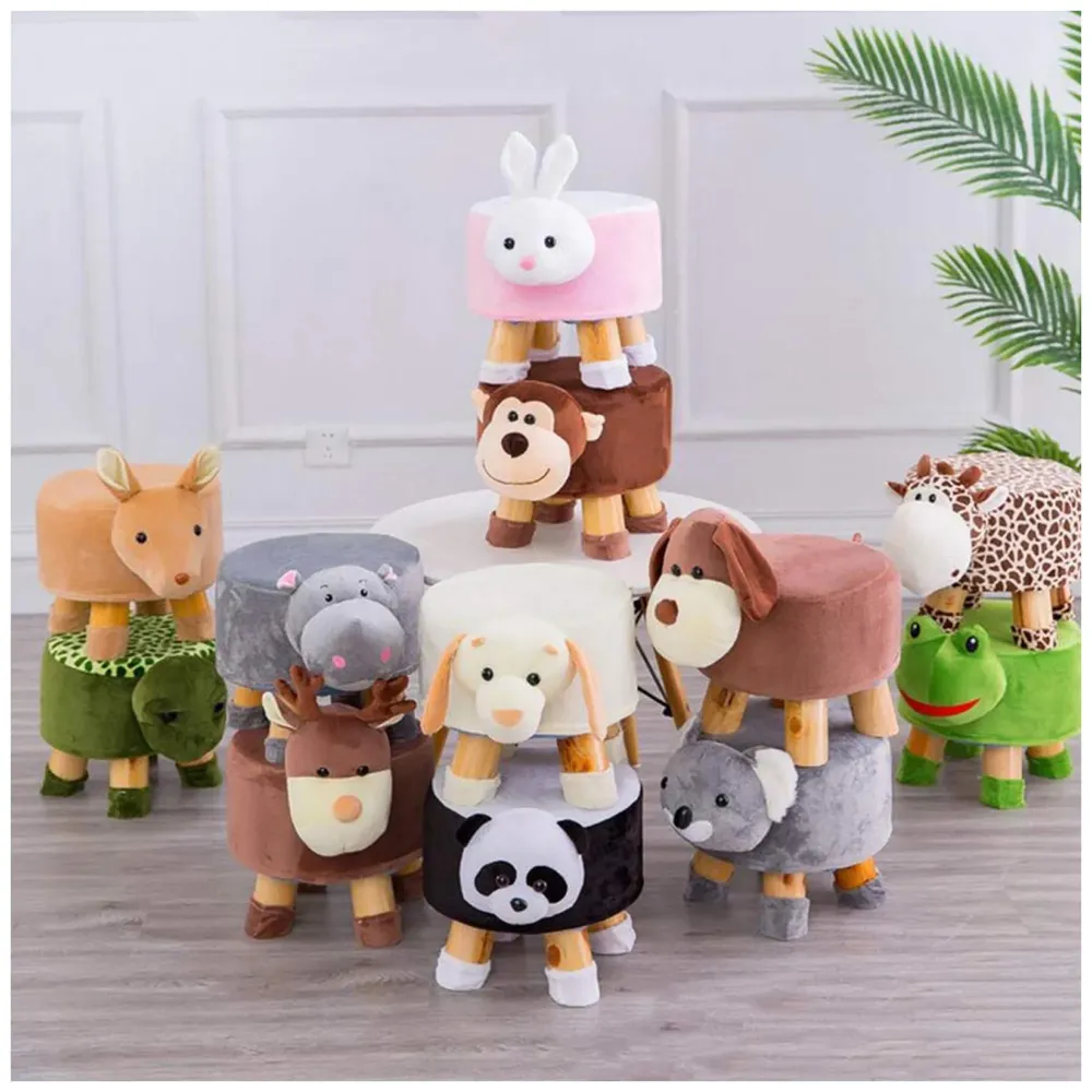 Dog Children's Favourite Animal Stool, Chair, Ottoman, Foot Rest. (Kids, Dog)