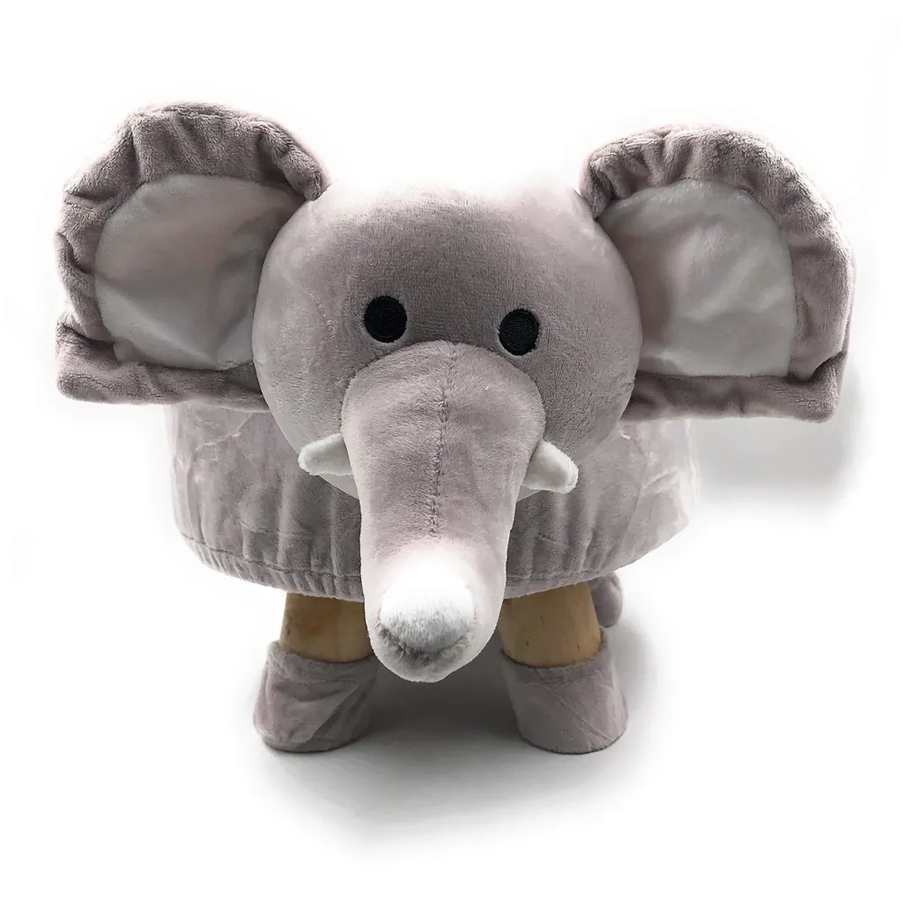 Elephant Children's Favourite Animal Stool, Chair, Ottoman, Foot Rest. (Kids, Elephant)