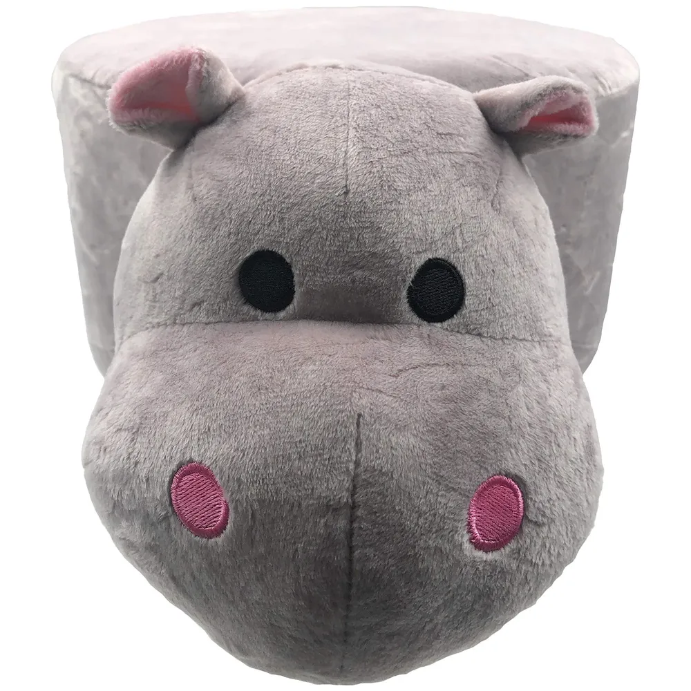 Hippo Children's Favourite Animal Stool, Chair, Ottoman, Foot Rest. (Kids, Hippo)