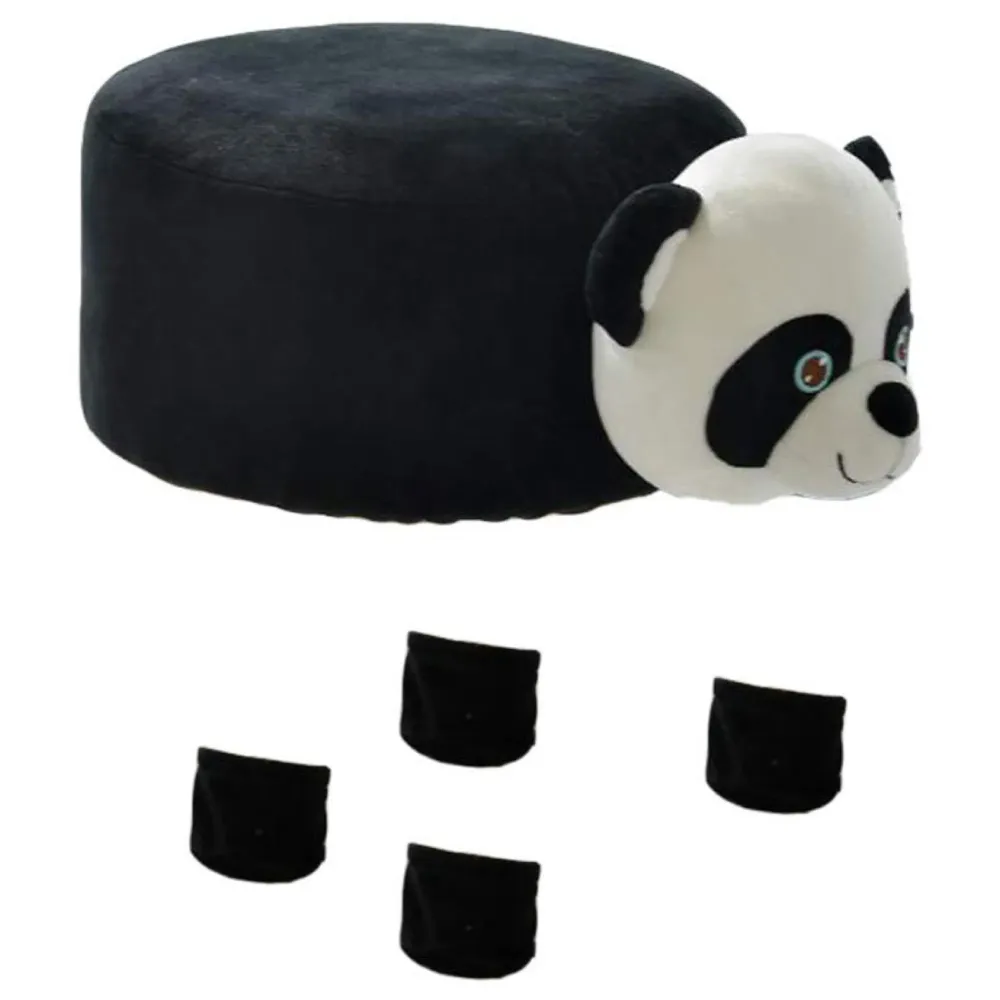 Panda Children's Favourite Animal Stool, Chair, Ottoman, Foot Rest. (Kids, Panda)