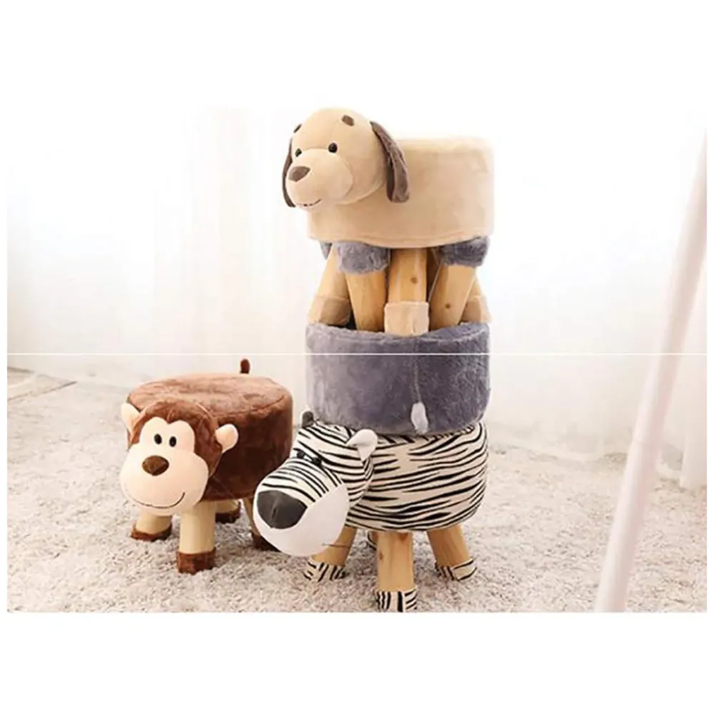 Panda Children's Favourite Animal Stool, Chair, Ottoman, Foot Rest. (Kids, Panda)