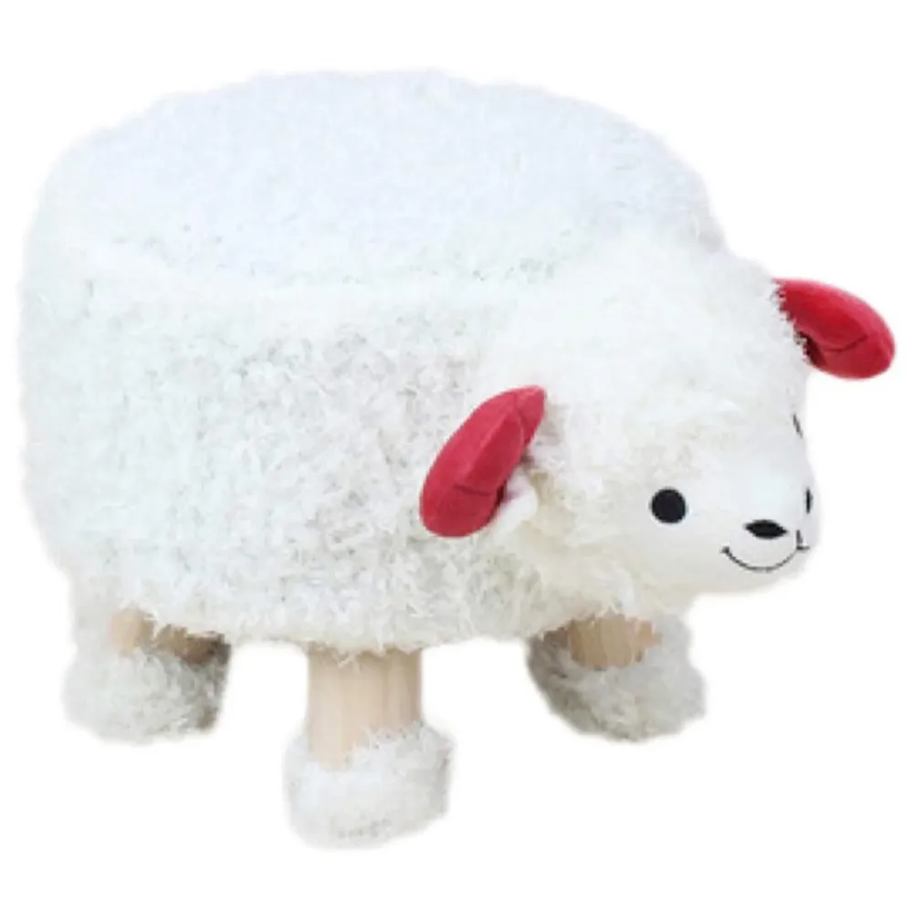 Sheep Children's Favourite Animal Stool, Chair, Ottoman, Foot Rest. (Kids, Sheep)