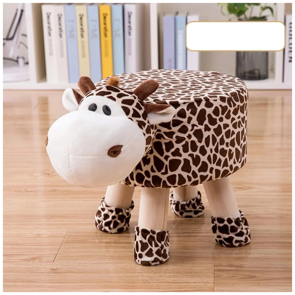 Children's Favourite Animal Stool, Chair, Ottoman, Foot Rest. (Kids, Giraffe)