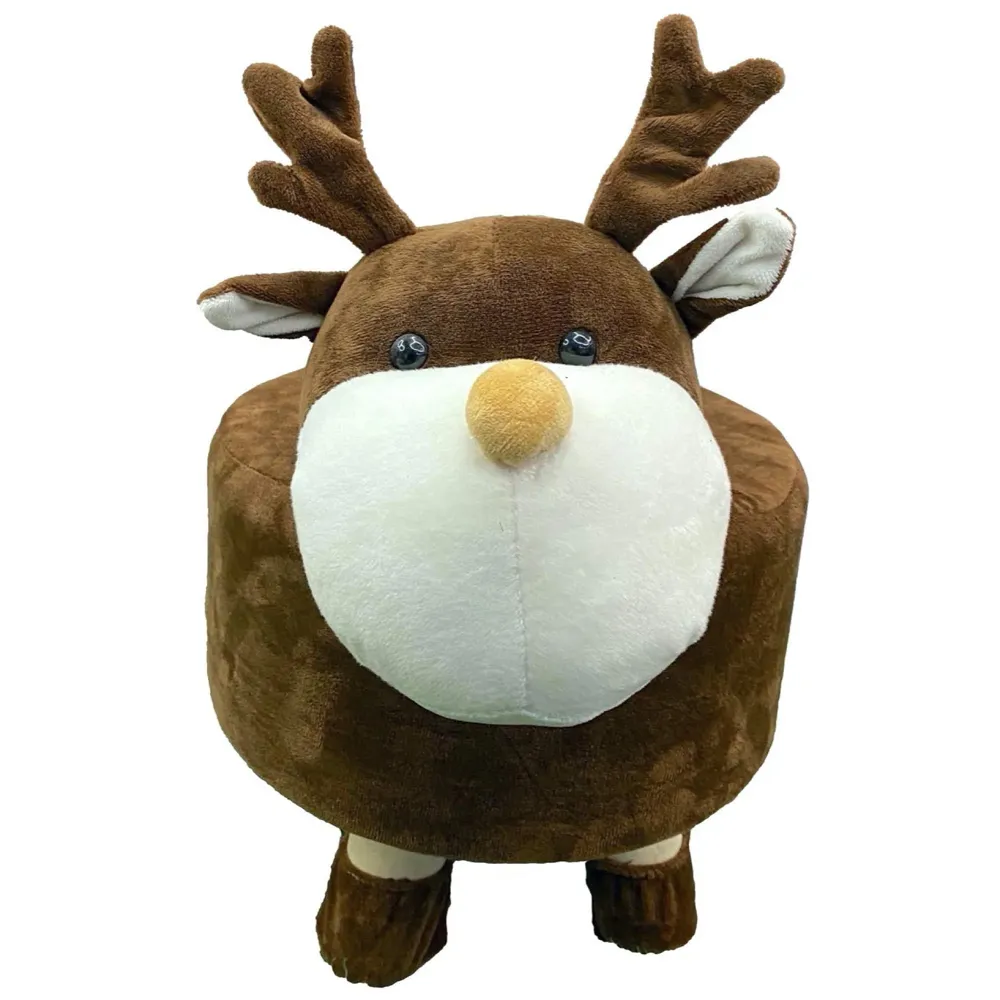 Children's Favourite Animal Stool, Chair, Ottoman, Foot Rest. (Kids, Deer)