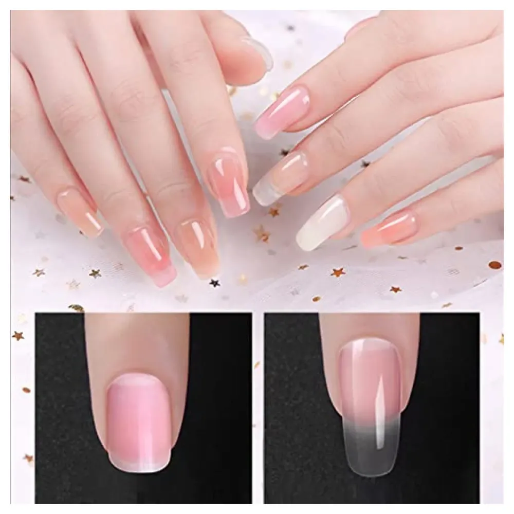 Light Pink Acrylic Gel Poly Nail Gel Nail Gel Extension Set