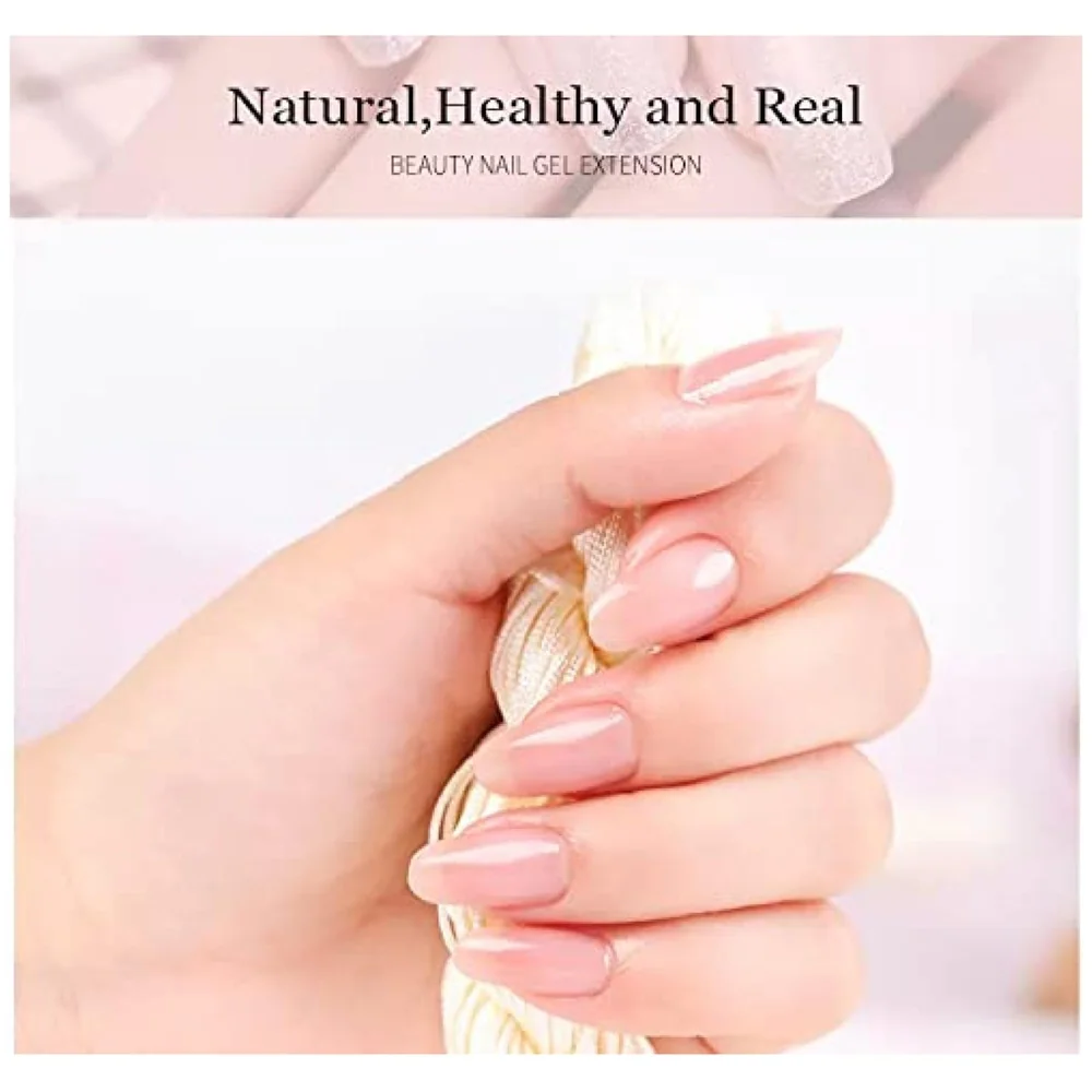3 Pc Rose Pink, Pink And White Acrylic Gel Poly Nail Gel Nail Gel Extension Set