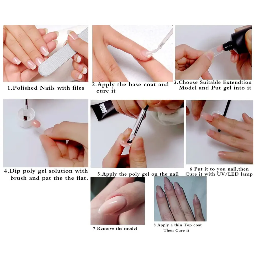 Sip Solution For Poly Nail Gel, Nail art 30 ML For Poly Nail Gel Application