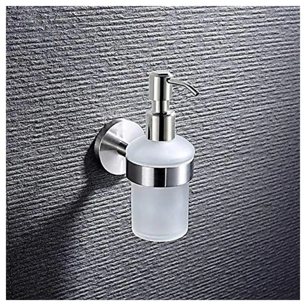 Aluminium Liquid Soap Dispenser/Wall Mounted (Chrome)