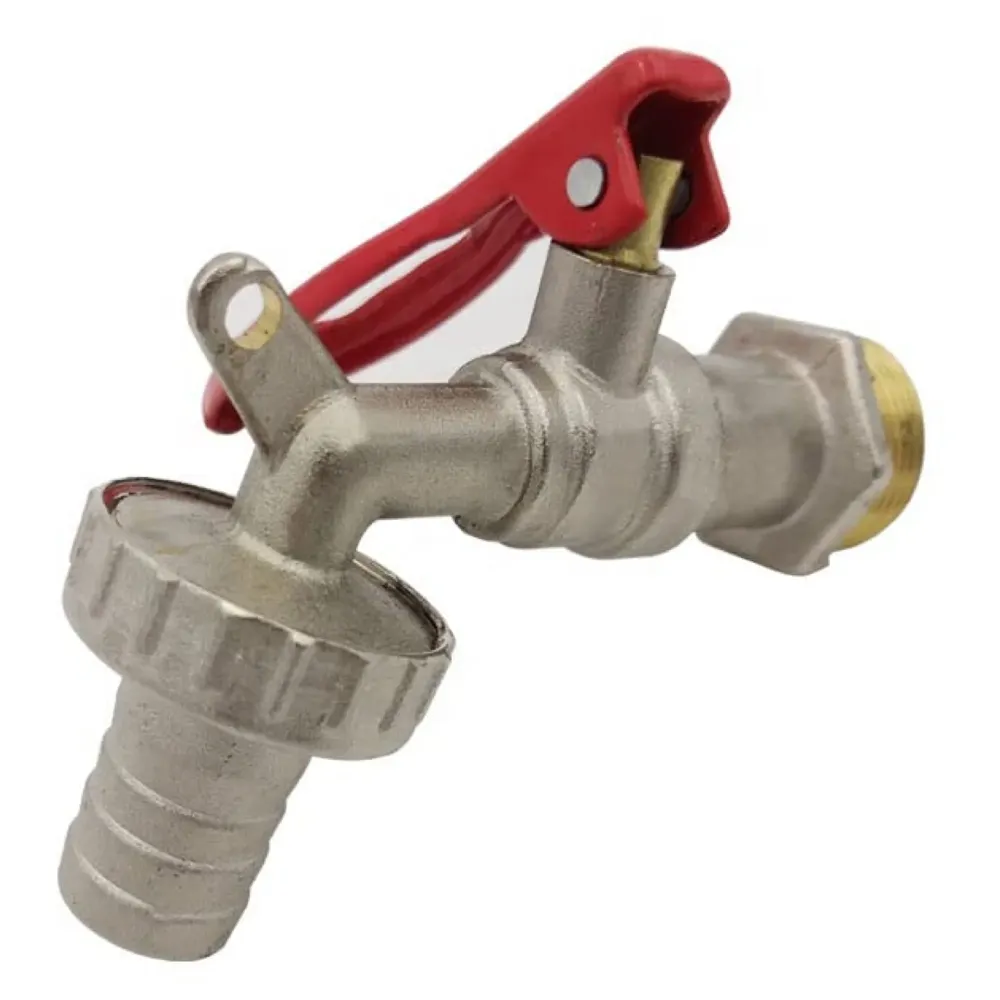 Lockable Tap With 1/2" Thread - Brass Faucet for Home, Outdoor Garden - Water Tap Lock