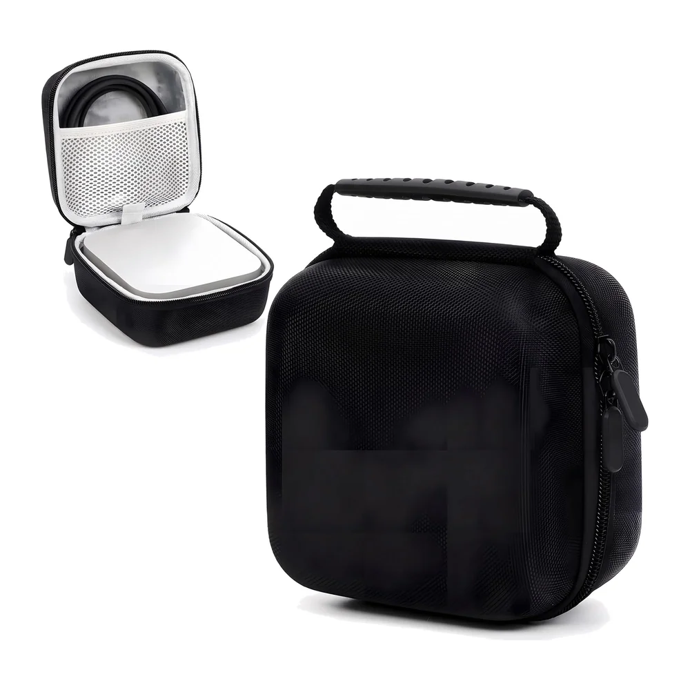 Hard Carry Case Compatible with Mac mini M4 Series Desktop Computer Hard Shell Carrying Case, Protective Travel Case Storage Bag- 16 Cm x 16 cm x 9.5 Cm EVA