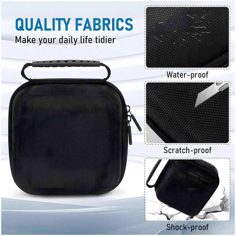 Hard Carry Case Compatible with Mac mini M4 Series Desktop Computer Hard Shell Carrying Case, Protective Travel Case Storage Bag- 16 Cm x 16 cm x 9.5 Cm EVA