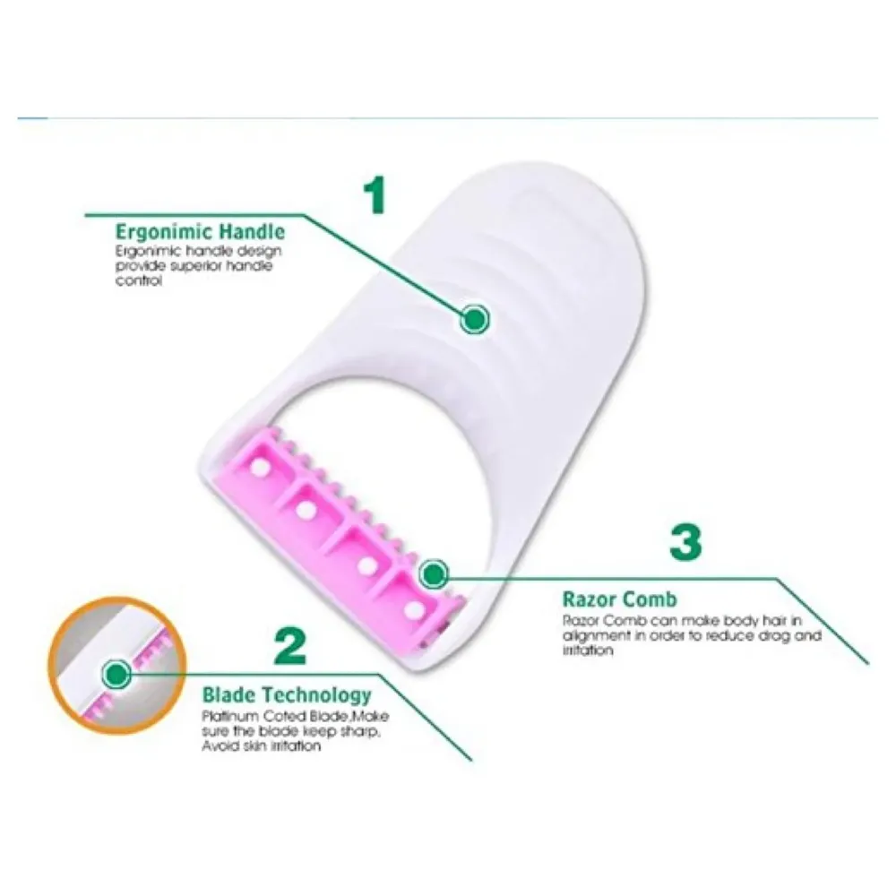 Disposable 6 Blades Body & Bikini Shaving Razor For Women